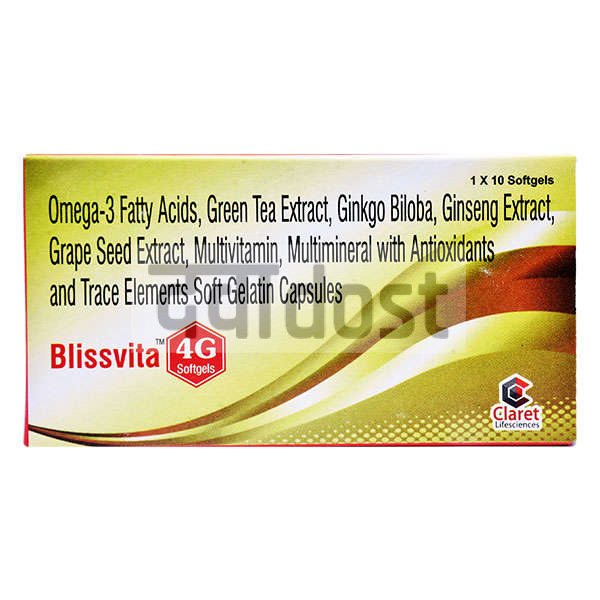 Blissvita 4 G Softgel Capsule 10 S 
