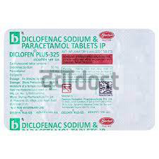 Diclofen Plus 50mg/325mg Tablet 10s