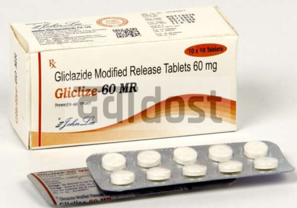 Gliclize 60mg Tablet MR 10s