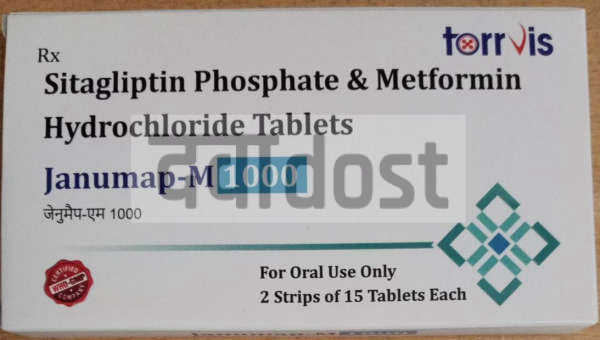 Janumap M 50mg/1000mg Tablet 15s
