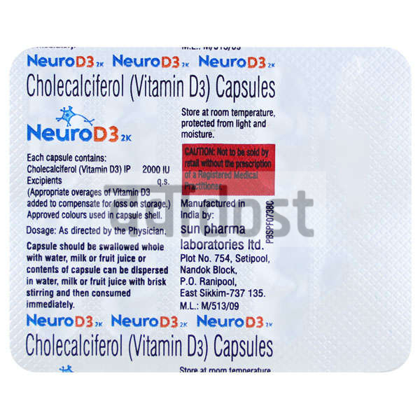 Neuro D3 2K Capsule 10s
