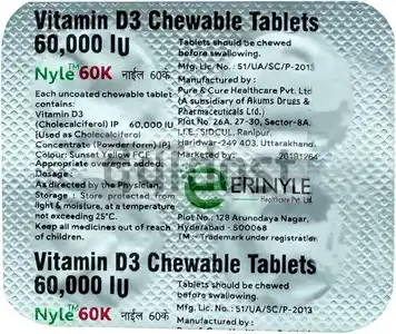 Nyle 60k Chewable Tablet 4s