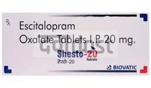 शेस्टो 20mg टैबलेट 10s