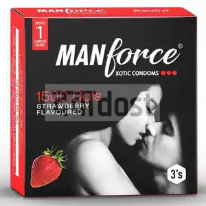 Manforce Strawberry Condom 3s