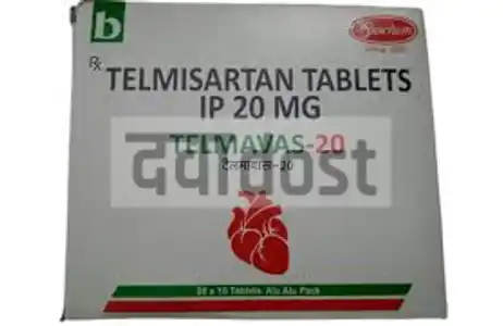 Telmavas 20mg Tablet