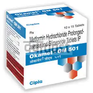 Okamet GM 1mg/500mg Tablet 15s