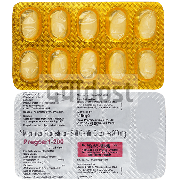 Pregcert 200 Capsule