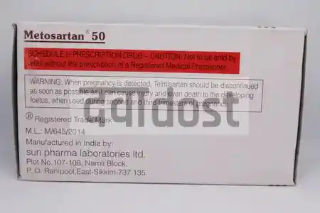 मेटोसार्टन 50 टैबलेट ईआर