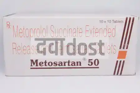 Metosartan 50 Tablet ER 10s