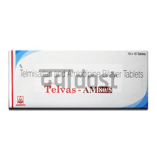 Telvas-AM 80mg/5mg Tablet 10s