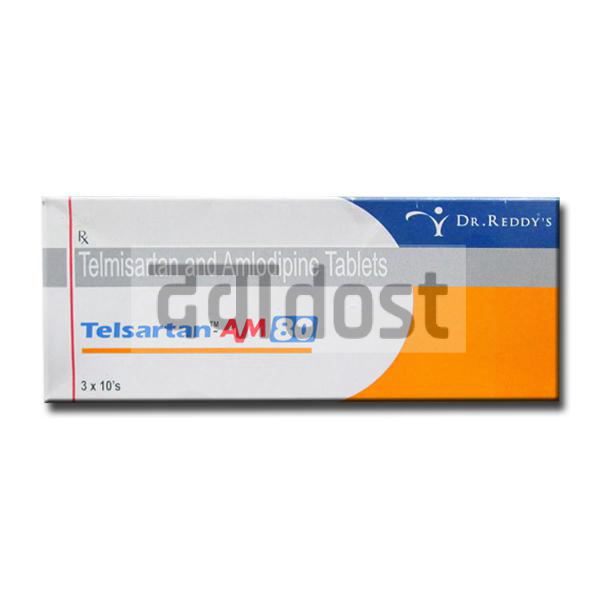 Telsartan AM 80mg Tablet 10s