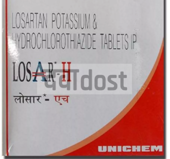 लोसर एच 50mg/12.5 एमजी टैबलेट 15 एस