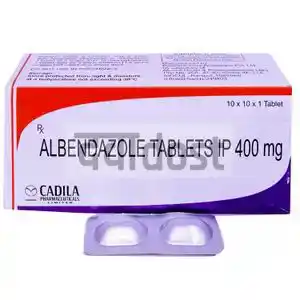 एल्बेंडाजोल 400mg टैबलेट 1s