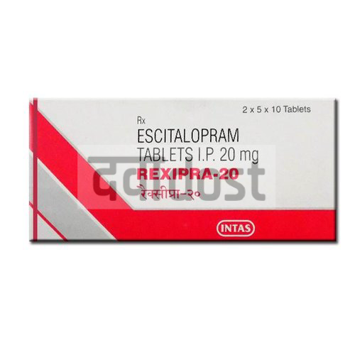 Rexipra 20mg Tablet 10s