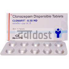 Clonafit 0.5mg Tablet MD 10s