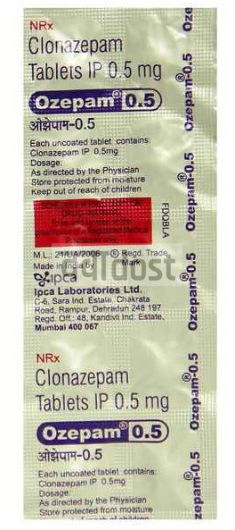 Ozepam 0.5mg Tablet