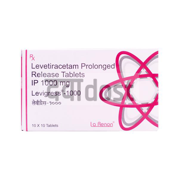 Levigress 1000mg Tablet PR 10s