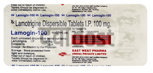 Lamogin 100mg Tablet DT 10s