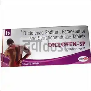 Diclofen SP 50mg/325mg/10mg Tablet