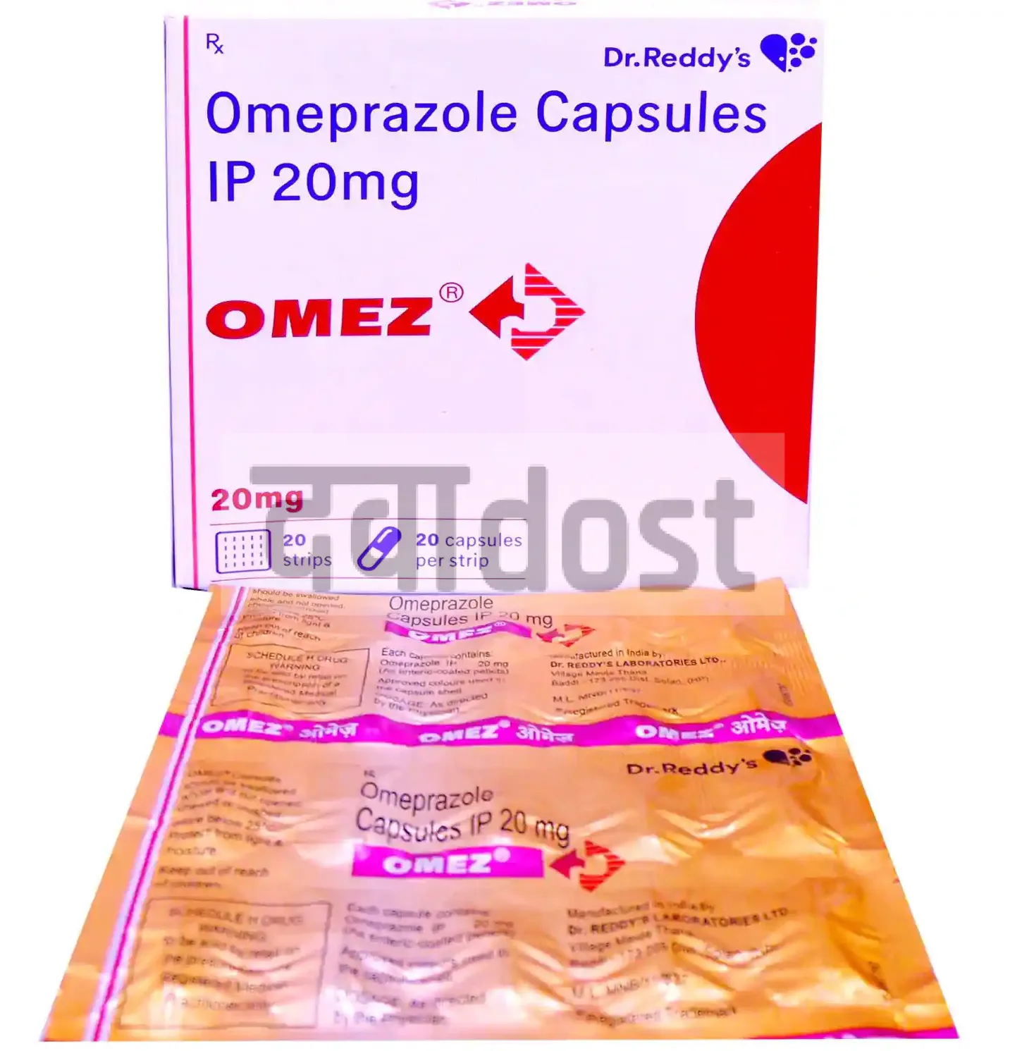 Omez 20mg Capsule 20s