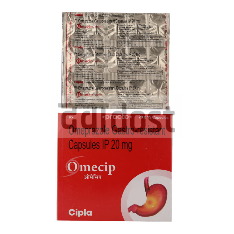 Omecip 20mg Capsule 15s