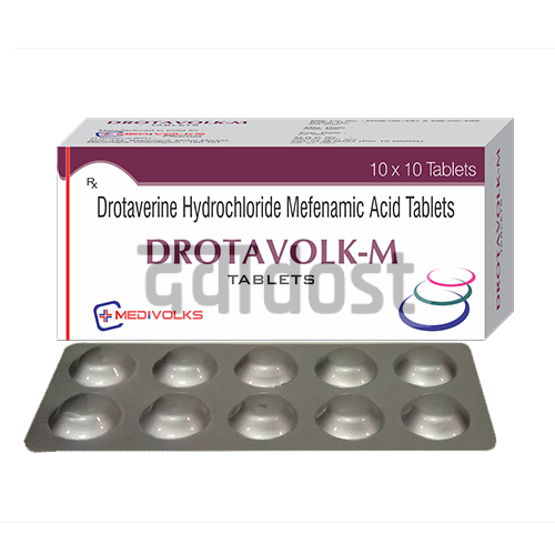 Drotavolk M 80mg/250mg Tablet 10s