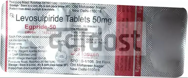 एग्प्राइड 50mg टैबलेट 10s