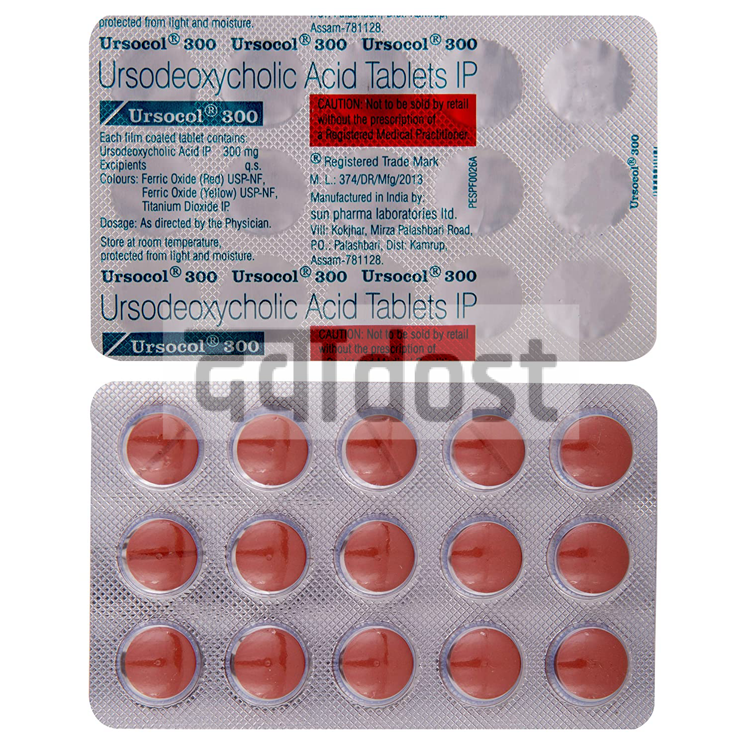 Ursocol 300mg Tablet 15s