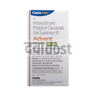 Advent 228.5mg Dry Syrup 30ml