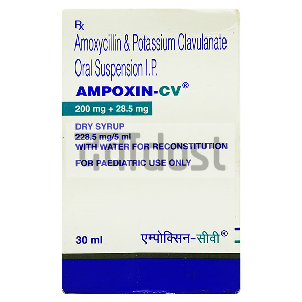 Ampoxin-CV 200mg/28.5mg Suspension