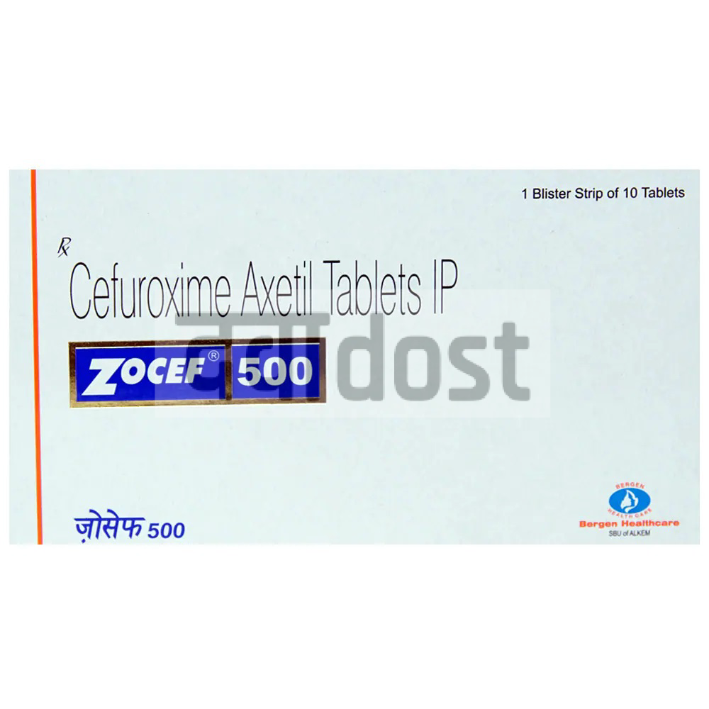 Zocef 500mg Tablet 10s