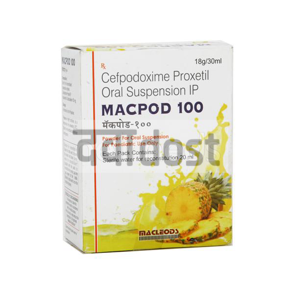 Macpod 100 Powder For Oral Suspension 30ml