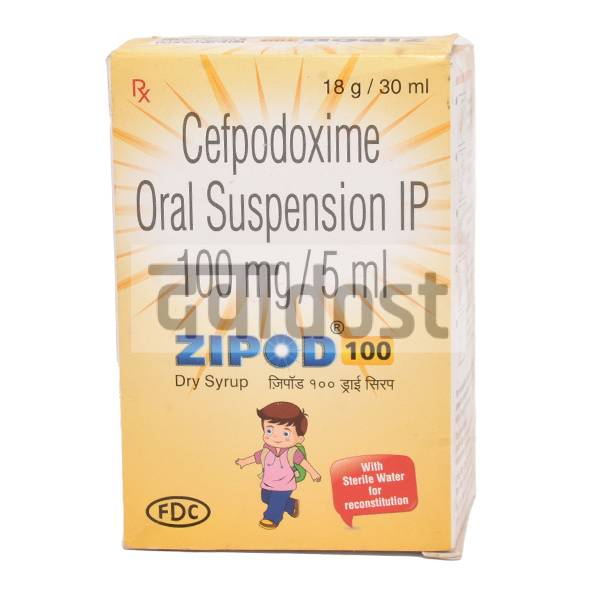 Zipod 100mg/5ml Dry Syrup 30ml