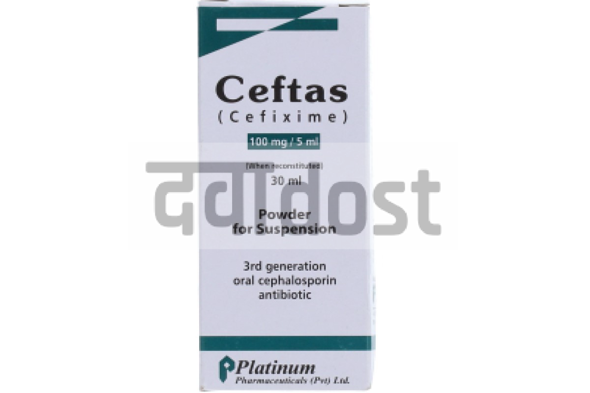 Ceftas 100mg/5ml Suspension