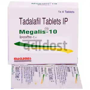 Megalis 10mg Tablet 4s