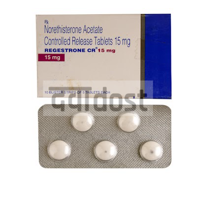 रेजेस्ट्रोन सीआर 15mg टैबलेट
