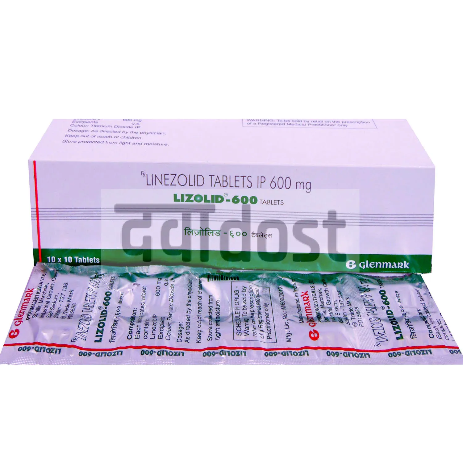 Lizolid 600mg Tablet 10s