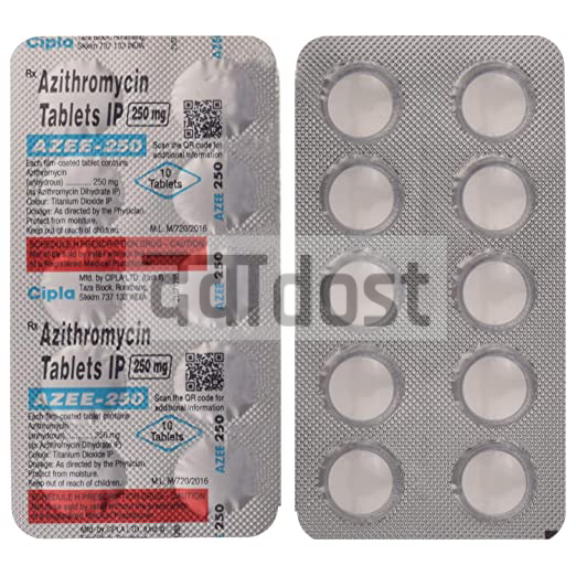 Azee 250mg Tablet 10s