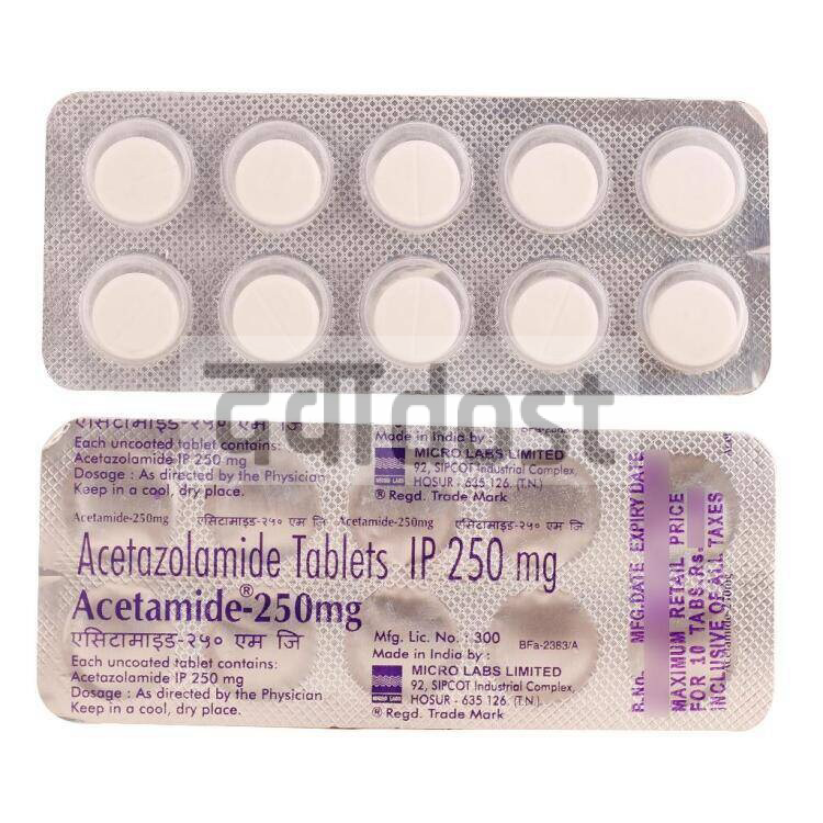 एक्टामाइड 250mg टैबलेट