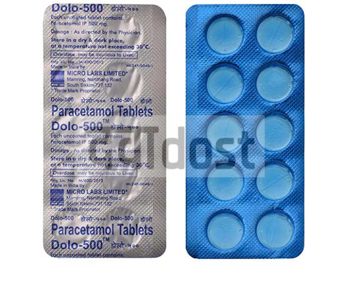Dolo 500mg Tablet 15s