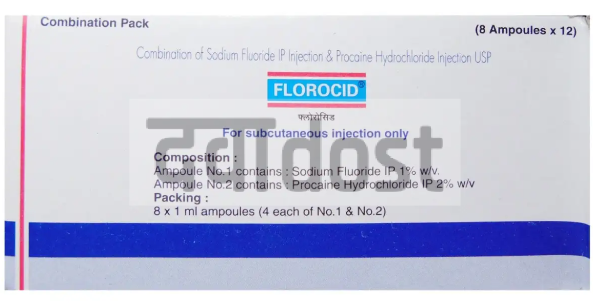 Florocid 1%/2%w/v Injection 1ml