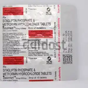 Istamet 50mg/500mg Tablet 15s