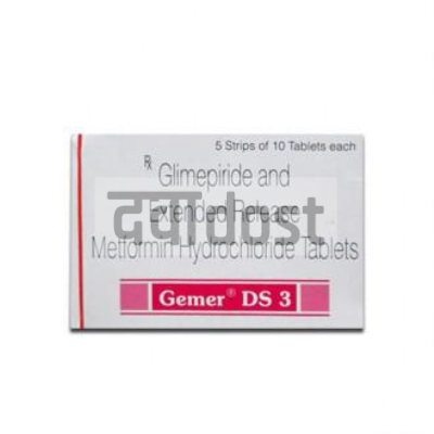 Gemer DS 3mg Tablet PR 10s