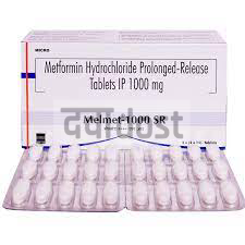 Melmet 1000mg Tablet SR 15s