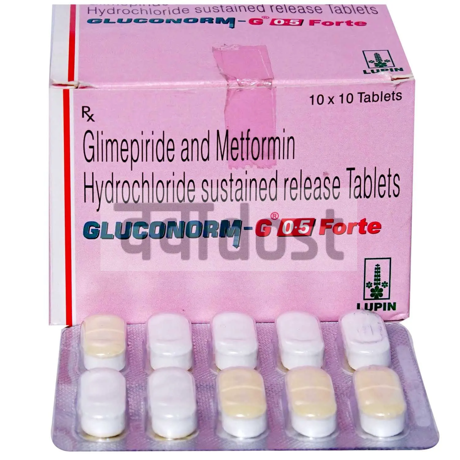 Gluconorm G 0.5 Forte Tablet PR 10s