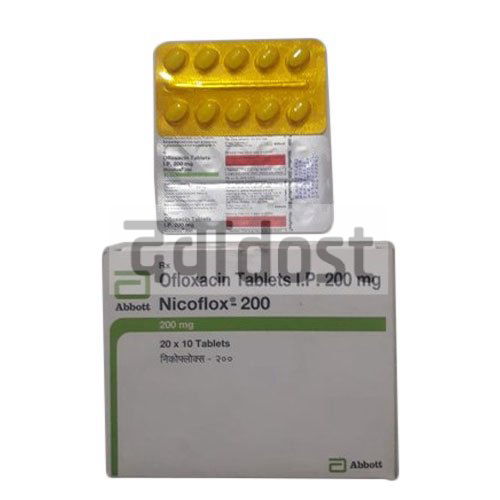 नीकोफ्लोक्स 200mg टैबलेट 