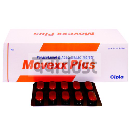 Movexx Plus 100mg/325mg Tablet 10s