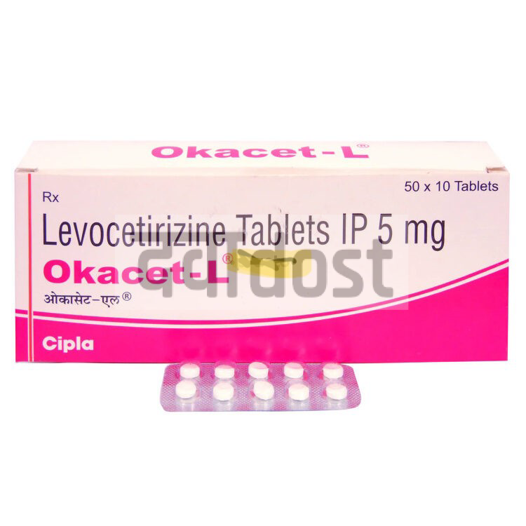 Okacet L 5mg Tablet 10s