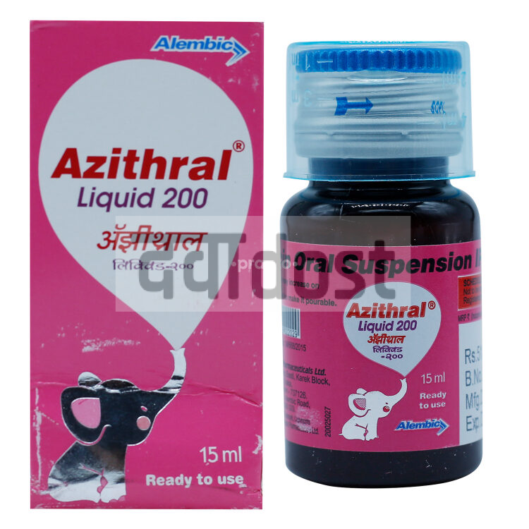 AZITHRAL 200mg LIQUID 15ml