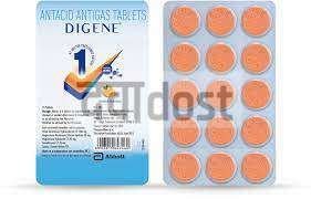 Digene Chewable Tablet Orange 15s